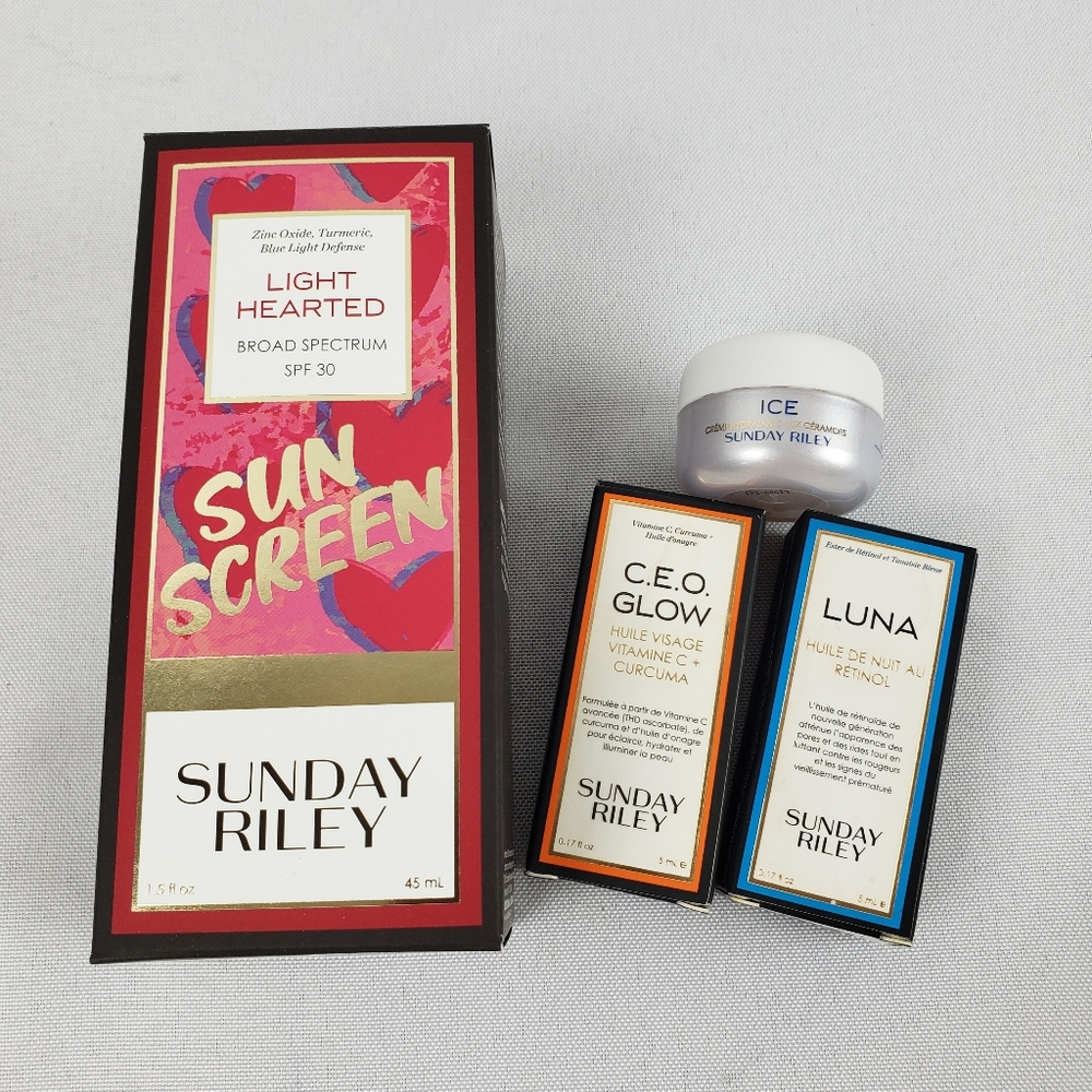 Sunday Riley Bundle NIB Unopened - Picture 2 of 8